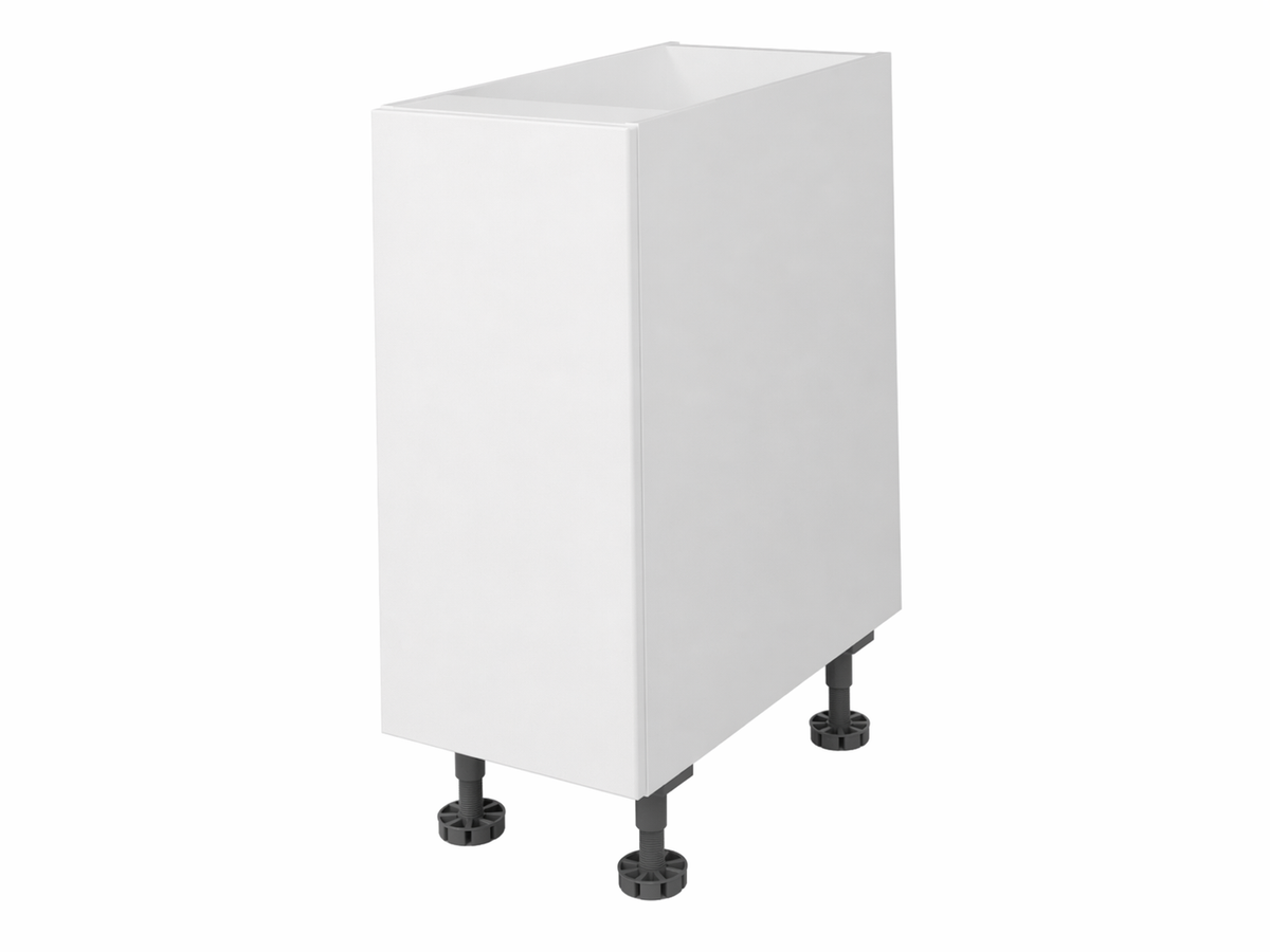 Kitchen Base 300mm, 400mm, 1 Door Base Cabinet, Door Closed White