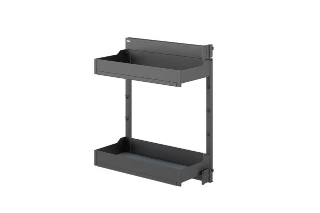Casseto Oil Pullout integrated Kitchen Cabinet Storage Accessory in Gray