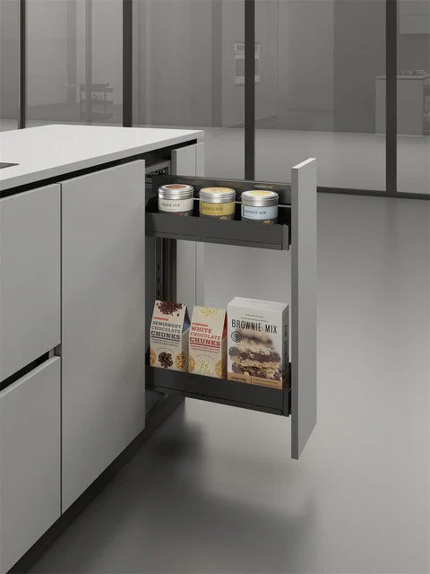 Cassetto Kitchen Oil Pullout Integrated Kitchen Cabinet Storage Accessory for a 300mm base cabinet