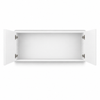 800mm wide over fridge cabinet, doors open
