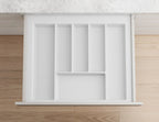 Tramezzo Cutlery Tray, Fits 600mm cabinet width, Colour White 