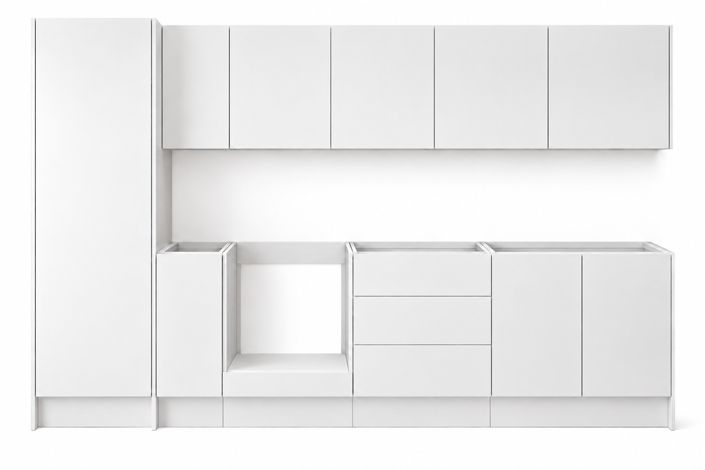 Kitchen Base 2554mm Kitchen Cabinet Package + Appliance Package