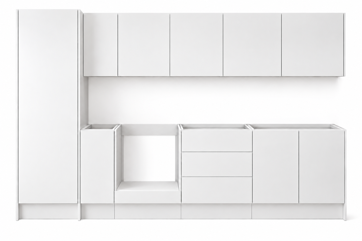 Kitchen Base 2554mm Complete Kitchen Cabinet Package